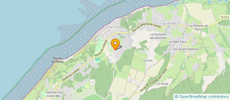 localisation de l'entreprise SCI LES HAUTS DE VILLERVILLE  VILLERVILLE