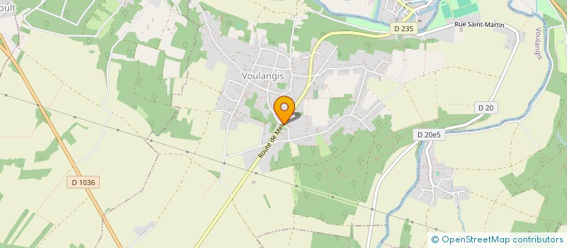 localisation de l'entreprise SCI LES HAUTS DE VOULANGIS  VOULANGIS