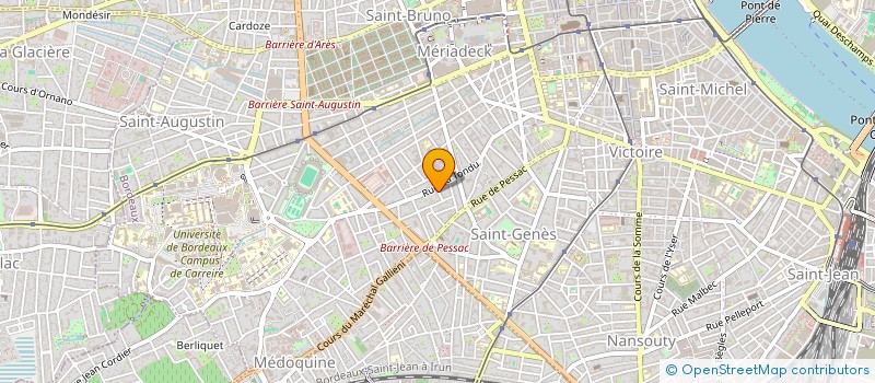 localisation de l'entreprise SCI LES HAUTS DU 475  BORDEAUX