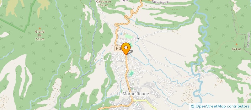 localisation de l'entreprise SCI LES HAUTS DU BOURG à MORNE ROUGE