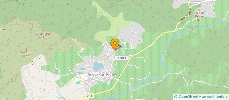 localisation de l'entreprise SCI LES HAUTS DU LAC à BESSE-SUR-ISSOLE