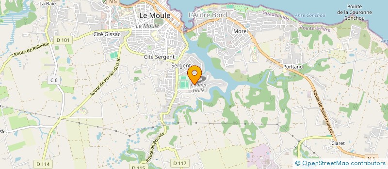 localisation de l'entreprise SCI LES HAUTS DU MOULE à LE MOULE