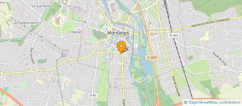 localisation de l'entreprise SCI LES HAUTS DU VERNISSON à MONTARGIS