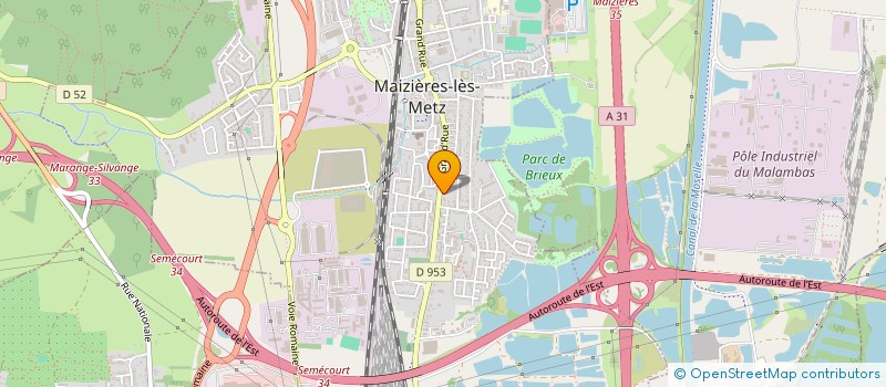 localisation de l'entreprise SCI LES HAUTS-FOURNEAUX  MAIZIERES-LES-METZ