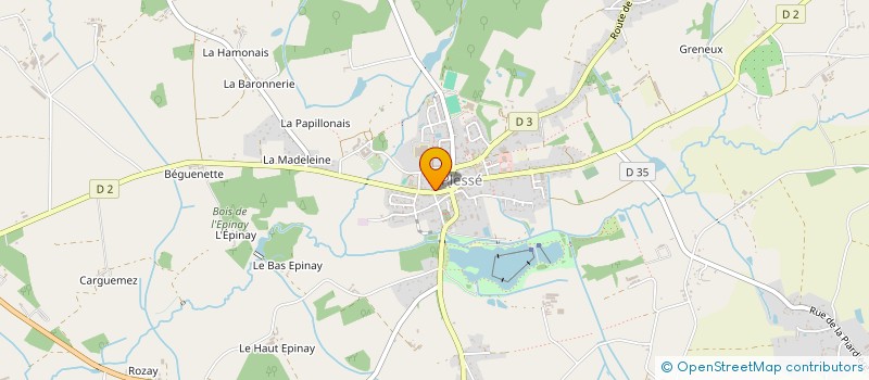 localisation de l'entreprise SCI LES HAUTS HETRES  PLESSE