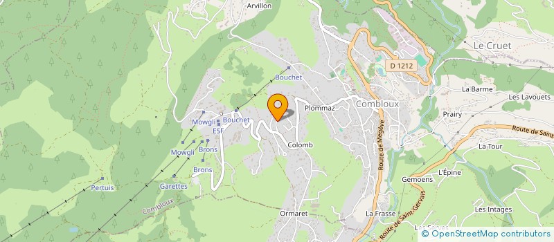 localisation de l'entreprise SCI LES HAUTS LIEUX  COMBLOUX