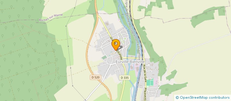localisation de l'entreprise SCI LES HAVRES VERTS à EURVILLE-BIENVILLE