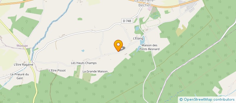 localisation de l'entreprise SCI LES HAYES à LA FERRIERE BECHET