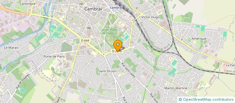 localisation de l'entreprise SCI LES HAYETTES  CAMBRAI