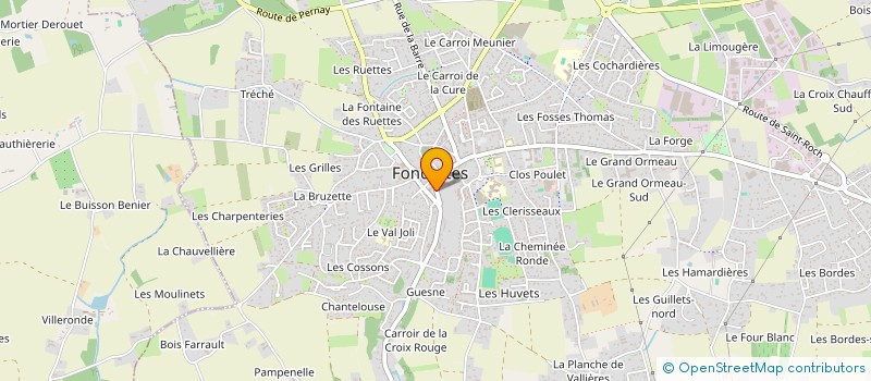 localisation de l'entreprise SCI LES HEBIHENS à FONDETTES