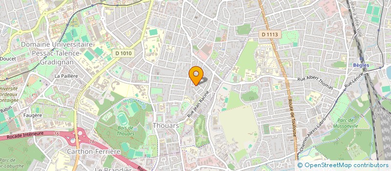 localisation de l'entreprise SCI LES HELIOTROPES-1  TALENCE