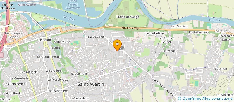 localisation de l'entreprise SCI LES HERAULTS  SAINT-AVERTIN