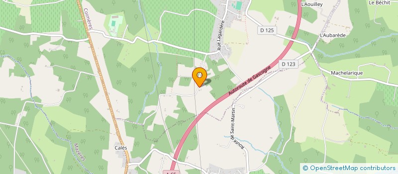 localisation de l'entreprise SCI LES HERAUTS  MAZERES