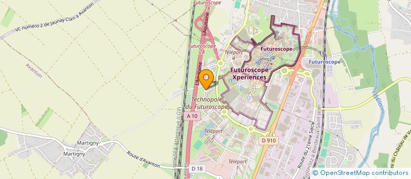 localisation de l'entreprise SCI LES HERBAGERS  CHASSENEUIL-DU-POITOU