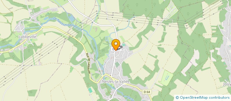 localisation de l'entreprise SCI LES HERBAGES  NESLES-LA-VALLEE