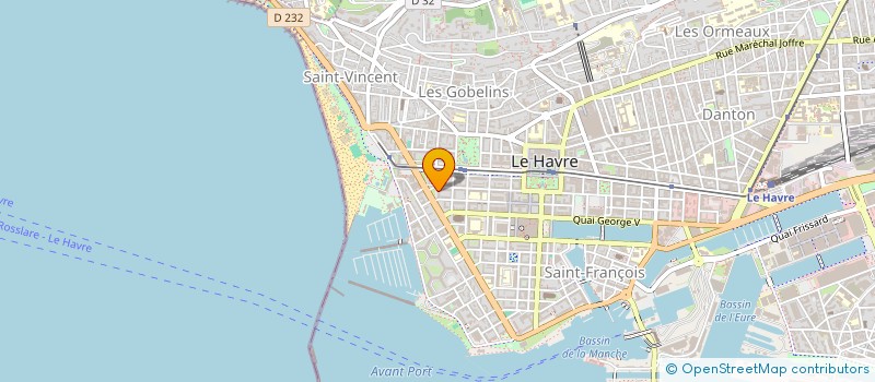 localisation de l'entreprise SCI LES HERBAGES  LE HAVRE