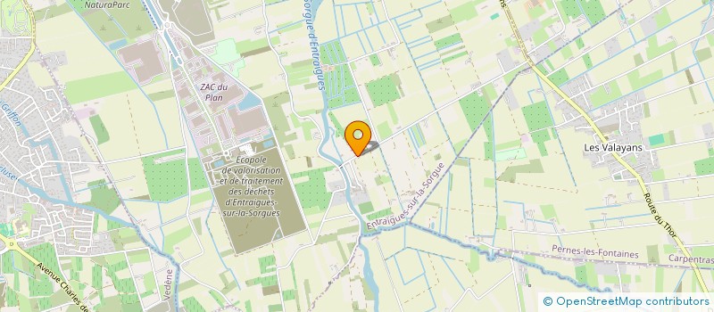 localisation de l'entreprise SCI LES HERBAGES  ENTRAIGUES-SUR-LA-SORGUE