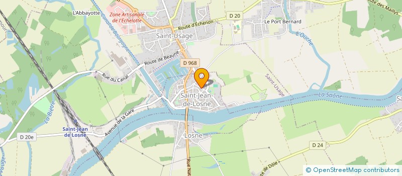localisation de l'entreprise SCI LES HERBUES à DIJON