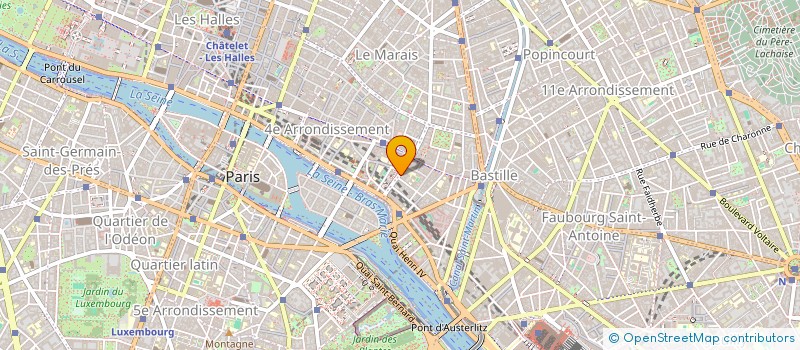 localisation de l'entreprise SCI LES HERISSONS  PARIS