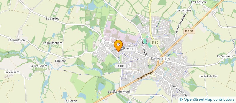 localisation de l'entreprise SCI LES HERISSONS à LA FERRIERE