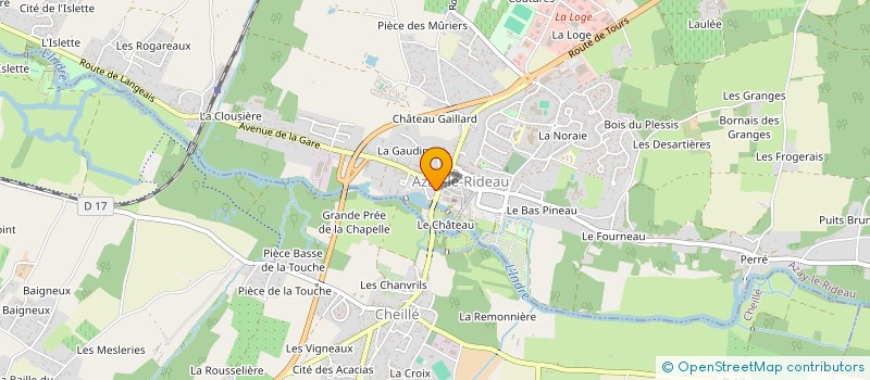 localisation de l'entreprise SCI LES HERISSONS SOLITAIRES à AZAY-LE-RIDEAU