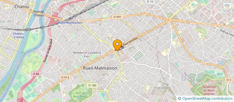 localisation de l'entreprise SCI LES HERITIERS DE CAMILLE LOMBARD à RUEIL-MALMAISON