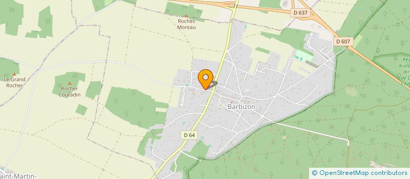 localisation de l'entreprise SCI LES HERMINES  BARBIZON