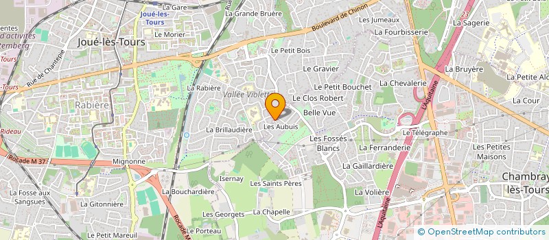 localisation de l'entreprise SCI LES HERMITES  CHAMBRAY-LES-TOURS