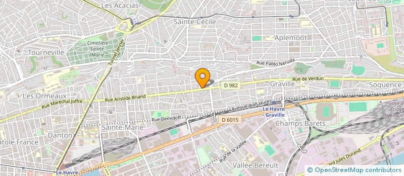 localisation de l'entreprise SCI LES HERONS à LE HAVRE