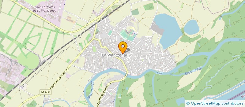 localisation de l'entreprise SCI LES HERONS  LA WANTZENAU