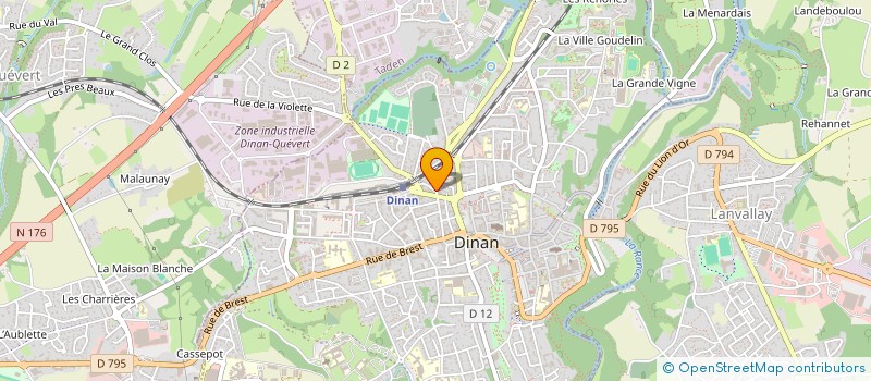 localisation de l'entreprise SCI LES HERPLUX  DINAN