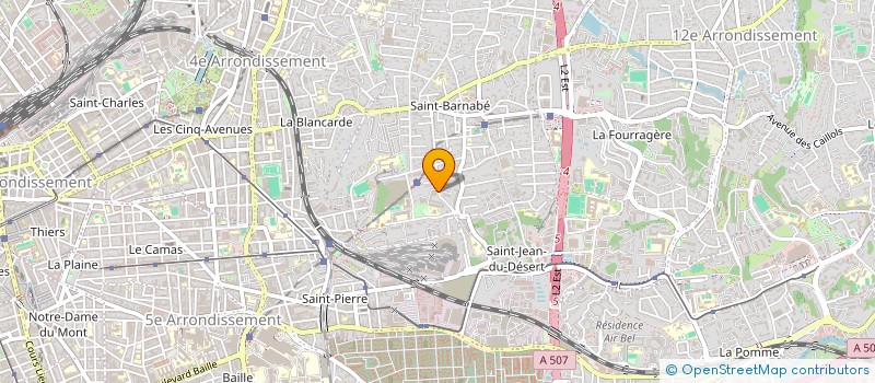 localisation de l'entreprise SCI LES HESPERIDES à MARSEILLE