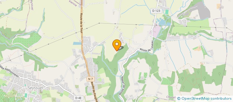 localisation de l'entreprise SCI LES HESPERIDES  CHUZELLES