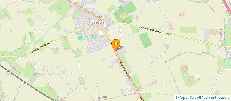 localisation de l'entreprise SCI LES HETRES  CAESTRE