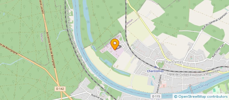 localisation de l'entreprise SCI LES HETRES  CHARTRETTES