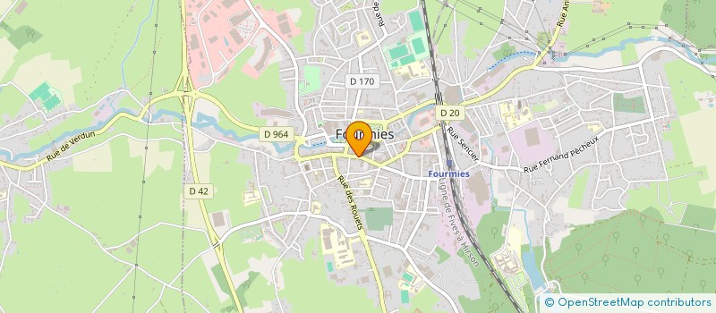 localisation de l'entreprise SCI LES HETRES  FOURMIES