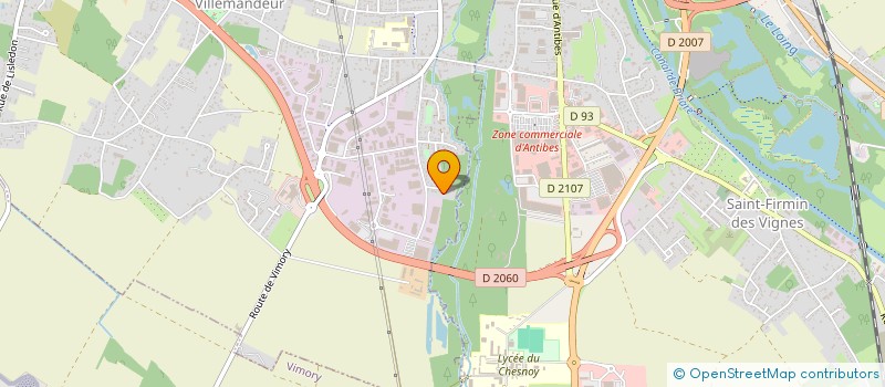 localisation de l'entreprise SCI LES HETRES POURPRES à VILLEMANDEUR