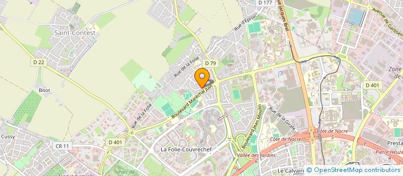 localisation de l'entreprise SCI LES HEURES CLAIRES à CAEN