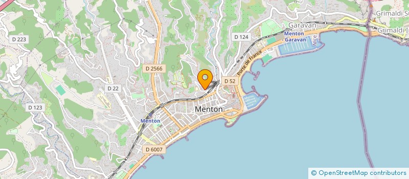 localisation de l'entreprise SCI LES HIBISCUS à MENTON