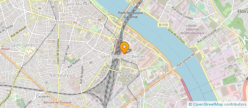 localisation de l'entreprise SCI LES HIBISCUS à BORDEAUX