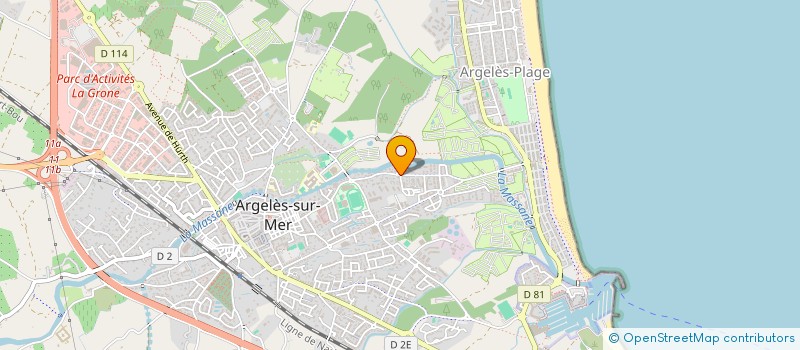localisation de l'entreprise SCI LES HIBISCUS à ARGELES-SUR-MER