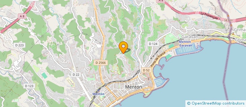 localisation de l'entreprise SCI LES HIBISCUS à MENTON