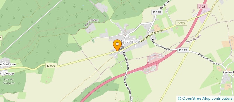 localisation de l'entreprise SCI LES HILAIRES  MAUCOMBLE