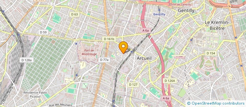 localisation de l'entreprise SCI LES HIRONDELLES à ARCUEIL
