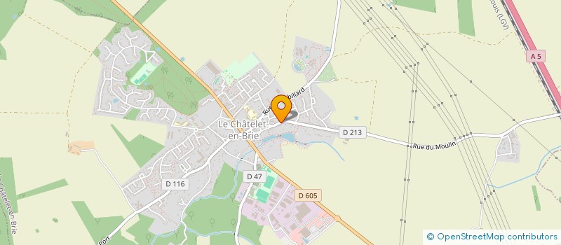 localisation de l'entreprise SCI LES HIRONDELLES  LE CHATELET-EN-BRIE