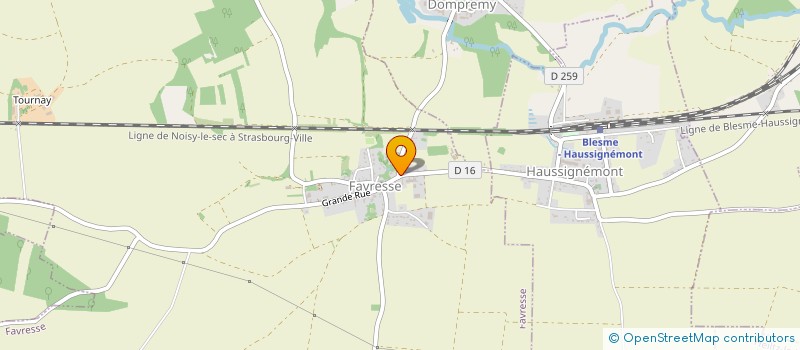 localisation de l'entreprise SCI LES HIRONDELLES  CHATELRAOULD-SAINT-LOUVENT