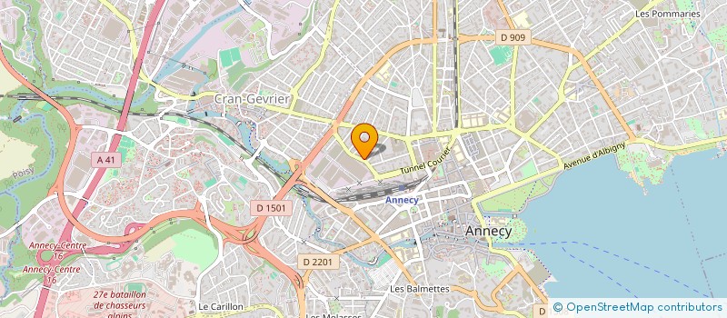 localisation de l'entreprise SCI LES HIRONDELLES à ANNECY