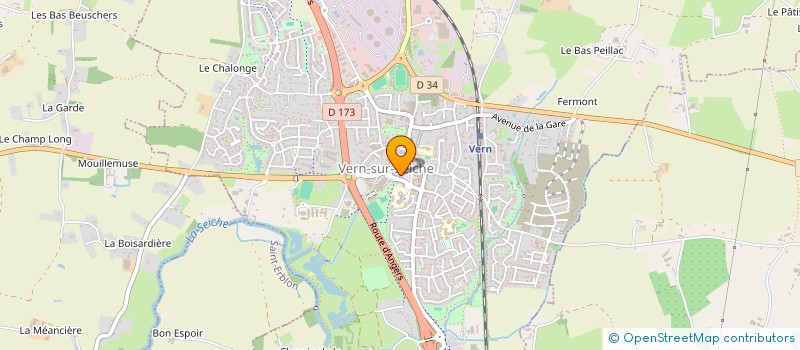 localisation de l'entreprise SCI LES HIRONDELLES  VERN-SUR-SEICHE