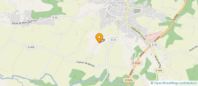 localisation de l'entreprise SCI LES HIRONDELLES à SAINT-SEVER