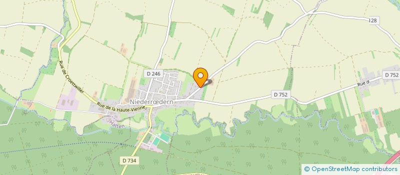 localisation de l'entreprise SCI LES HIRONDELLES  NIEDERRDERN